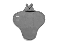 Wrap Blanket Bunny 100x105cm - Storm Grey