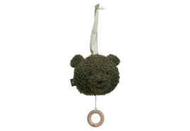 Musical Hanger - Teddy Bear - Leaf Green