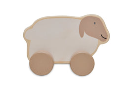 Wooden Toy Car 11x9x6cm Farm - Lamb