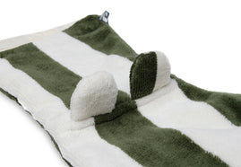 Washcloth Stripe Terry - Leaf Green - GOTS