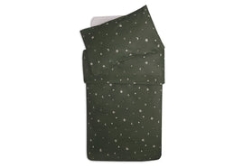 Duvet Cover Set Cot 100x135/140cm Stargaze - Leaf Green