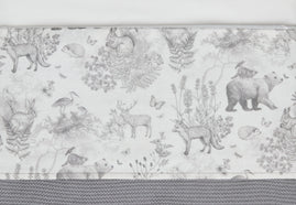Sheet Crib 75x100cm Pimpelmees - Forest Animals