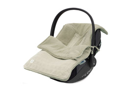 Footmuff for Car Seat  Stroller Grain Knit - Olive Green