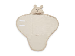 Wrap Blanket Bunny 100x105cm - Nougat