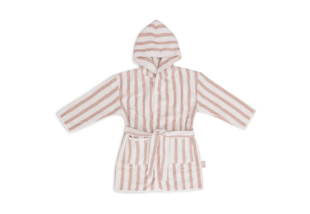 Bademantel Stripe Frottee - GOTS