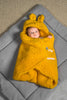 Wrap Blanket Bunny 100x105cm - Mustard