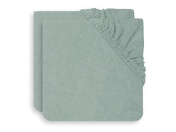 Changing Mat Cover Terry 50x70cm - Ash Green - 2 Pack