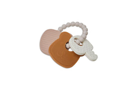 Teething Ring Silicone 15x11x1cm - Teddy Bear
