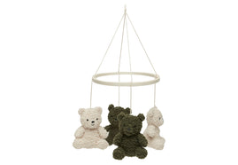 Baby Mobile - Teddy Bear - Leaf Green/Natural