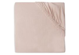 Fitted Sheet Cot Jersey 70x140cm/75x150cm - Pale Pink