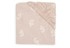 Fitted Sheet Jersey 60x120cm Twig - Wild Rose