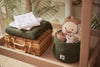 Changing Table Basket Pure Knit - Leaf Green