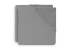 Fitted Sheet Jersey Playpen 75x95cm - Storm Grey - 2 Pack