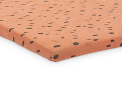 Fitted Sheet Playpen Jersey 75x95cm Spot - Caramel
