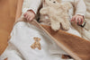 Blanket Cot Jersey 100x150cm - Teddy Bear