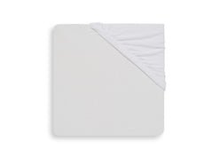 Fitted Sheet Cot Jersey 60x120cm - White