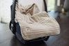Footmuff for Car Seat  Stroller Pure Knit - Nougat