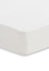 Fitted Sheet cotton 50x90cm - White