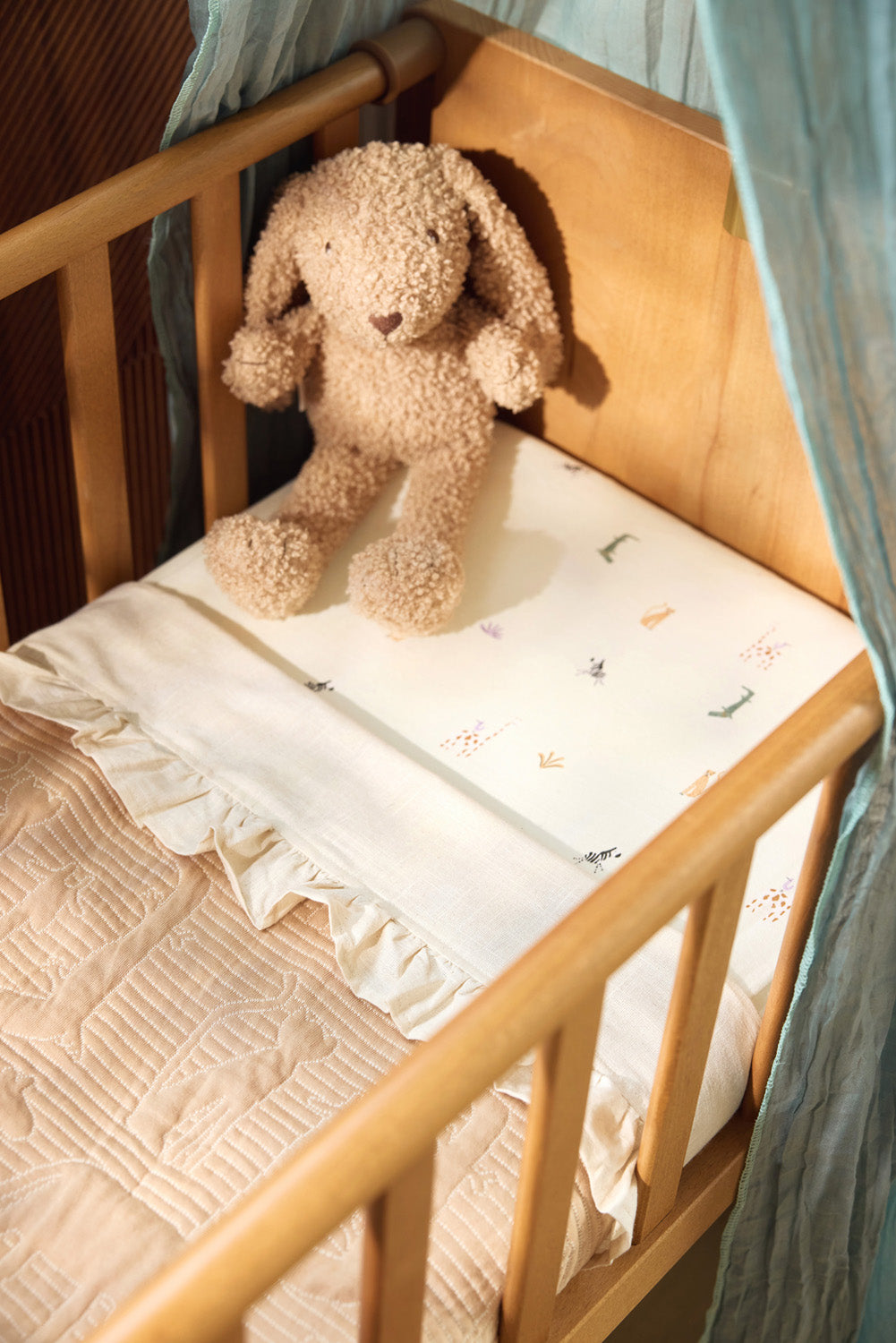 Fitted Sheet Jersey Jungle Jambo – Jollein - Main Image