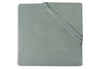Fitted Sheet Cot Jersey 70x140cm/75x150cm - Ash Green