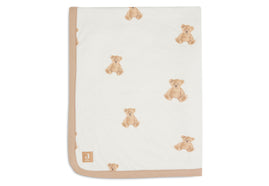 Blanket Crib Jersey 75x100cm - Teddy Bear