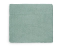 Blanket Cot 100x150cm Basic Knit - Forest Green