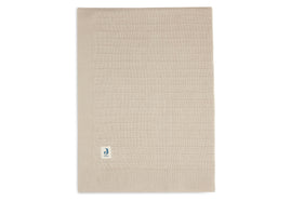 Blanket Cot 100x150cm Pure Knit - Nougat - GOTS