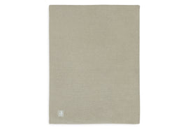 Blanket Cot 100x150cm Basic Knit - Olive Green