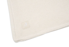 Blanket Cradle 75x100cm Basic Knit - Ivory/Coral Fleece