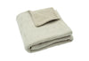 Blanket Cradle 75x100cm Grain Knit - Olive Green/Velour