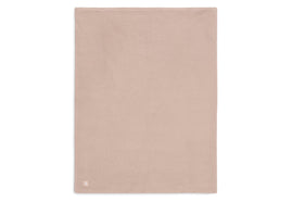 Blanket Cradle 75x100cm Basic Knit - Wild Rose/Fleece