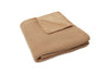 Blanket Cot 100x150cm Basic Knit - Biscuit/Fleece