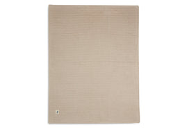 Blanket Cot 100x150cm Pure Knit - Nougat/Velvet - GOTS