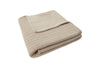 Blanket Cot 100x150cm Pure Knit Nougat/Velvet GOTS