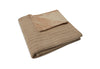Blanket Cot 100x150cm Pure Knit Biscuit/Velvet GOTS