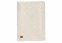 Blanket - Check Knit - Teddy Fleece