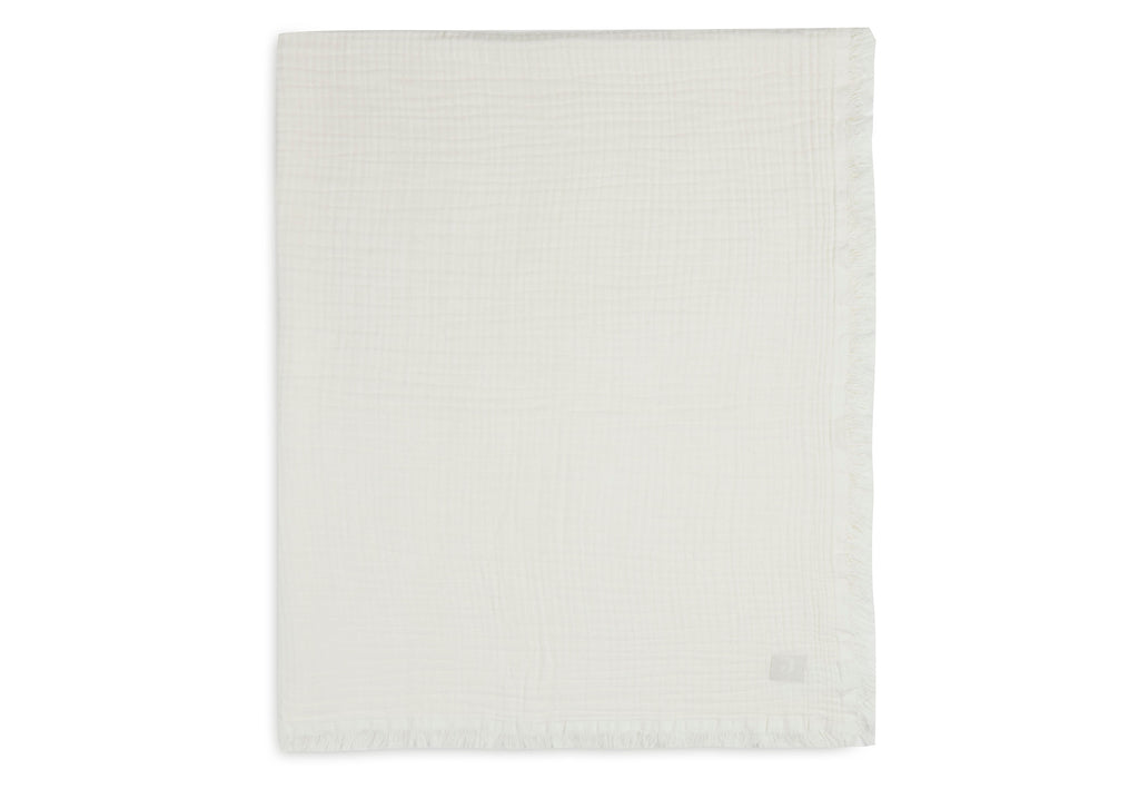 Deken Wieg Muslin Fringe