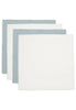 Cloth Muslin Small 70x70cm - Sea Green/Ivory - 4 Pack