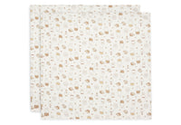 Lange Gaze de Coton 115x115cm - Miffy Family Farm - 2 Unités