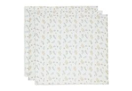Muslin Cloth 70x70cm - Wild Flowers - 3 Pack