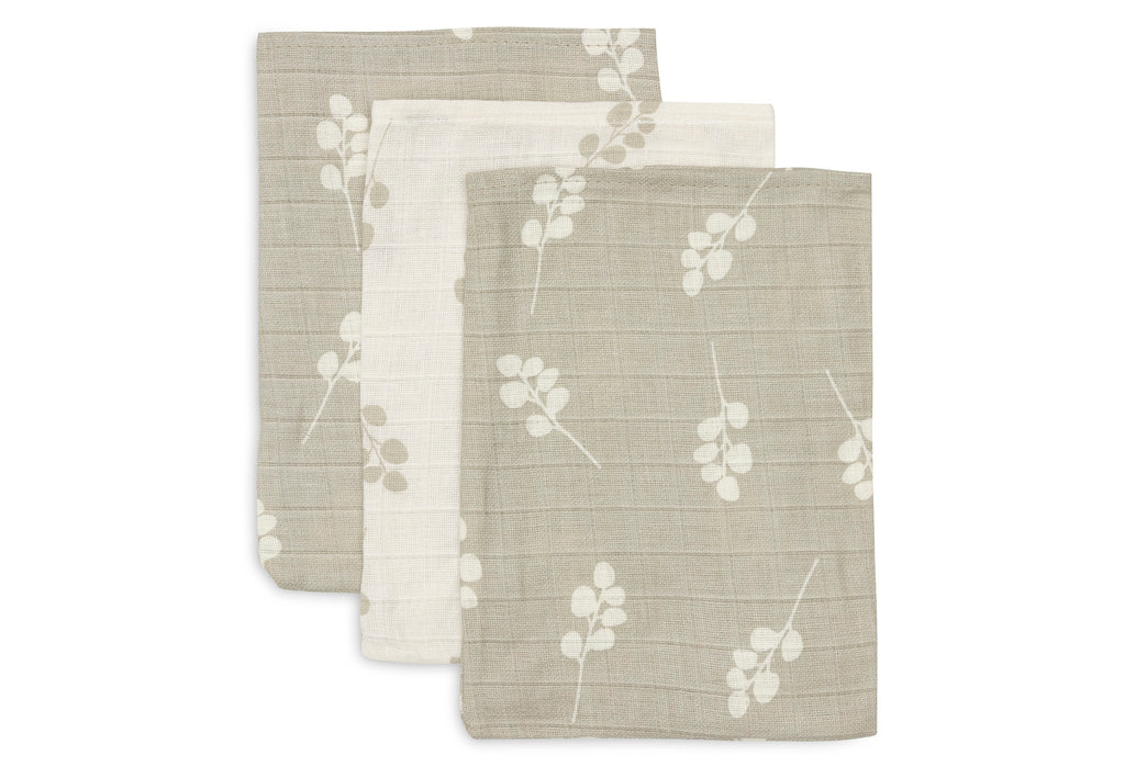 Gant de toilette Gaze de Coton Twig - 3 Unités