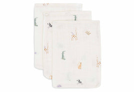 Washcloth Muslin 15x20cm - Jungle Jambo - 3 Pack