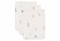 Gant de Toilette Gaze de Coton - Jungle Jambo - 3 Unités
