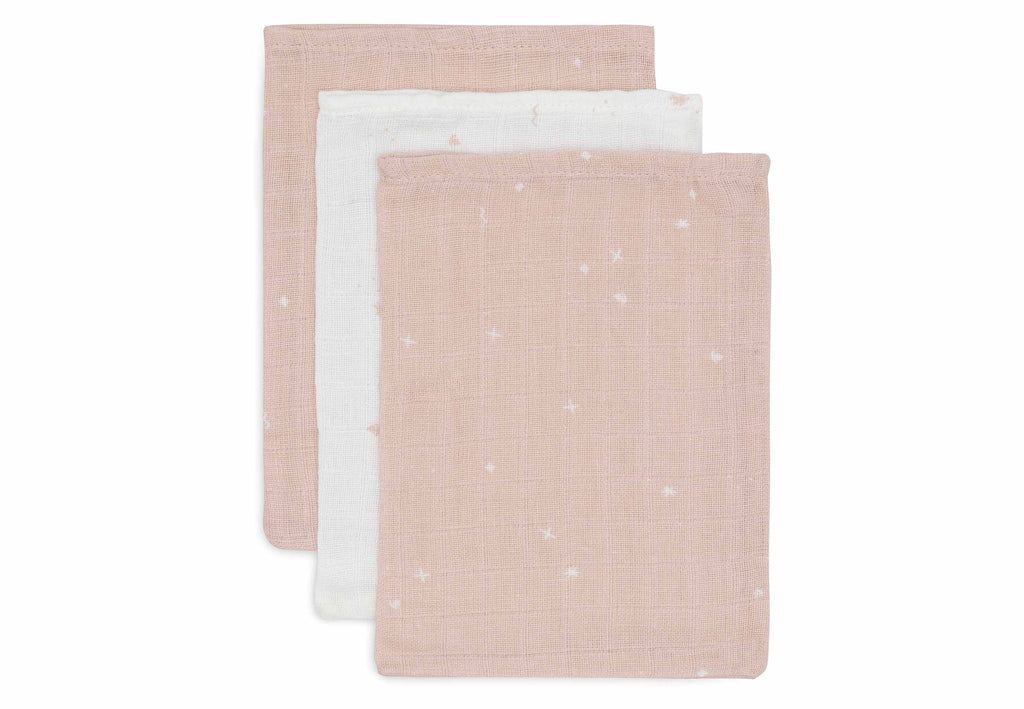 Gant de Toilette Gaze de Coton Twinkling - 3 Unités
