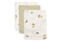 Washcloth Muslin 15x20cm - Over the Moon - 3 Pack