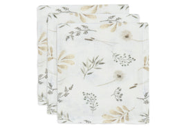 Mouth Cloth Muslin Wild Flowers - 3 Pack
