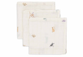 Mouth Cloth Muslin 31x31cm - Jungle Jambo - 3 Pack