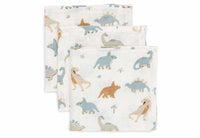 Serviette Gaze de Coton 31x31cm - Roarsome - 3 Unités