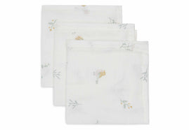 Mouth Cloth Muslin 31x31cm - Lovely Birds - 3 Pack