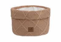 Changing Table Basket - Check Knit